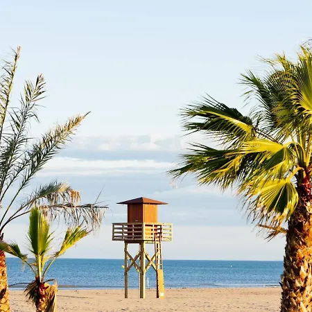 Pavillon T3 Renove A 400m De La Avec Terrasse, Parking Et Wifi - Narbonne-plage - Fr-1-409-158 *