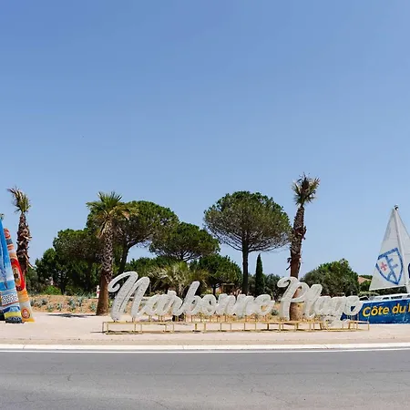 Pavillon T3 Renove A 400m De La Avec Terrasse, Parking Et Wifi - Narbonne-plage - Fr-1-409-158 * Narbona